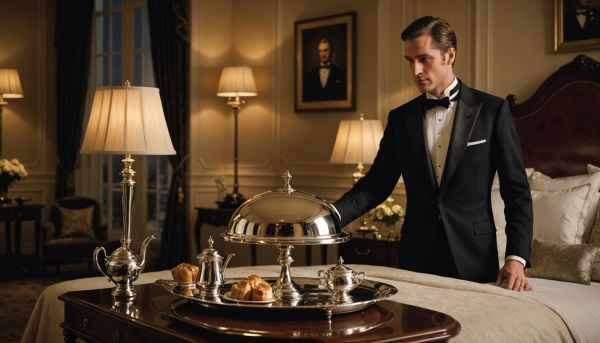Le room service haut de gamme livre vos repas en chambre