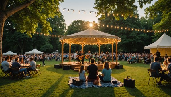 Les concerts en plein air rythment l'été des habitants