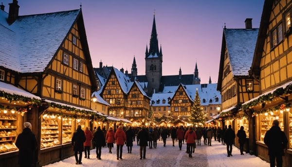Les marchés de Noël féeriques de la vieille ville